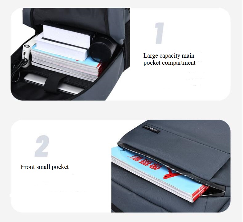 D&eacute;tails de Sac &agrave; dos sur ordinateur multifonctionnel