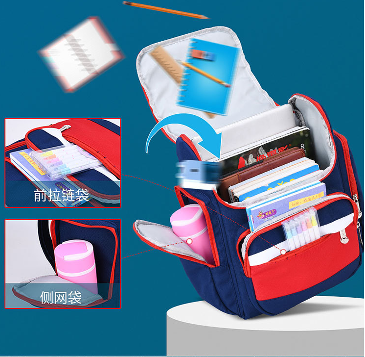 Ouverture du sac d'&eacute;cole