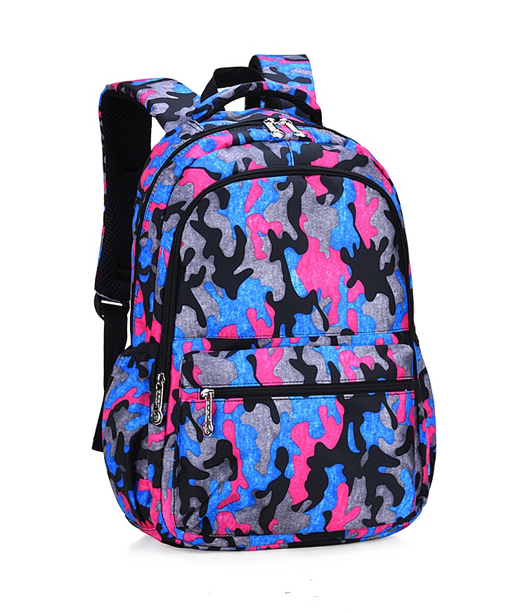 Mode Camouflage Sac À Dos Adolescent Cartable