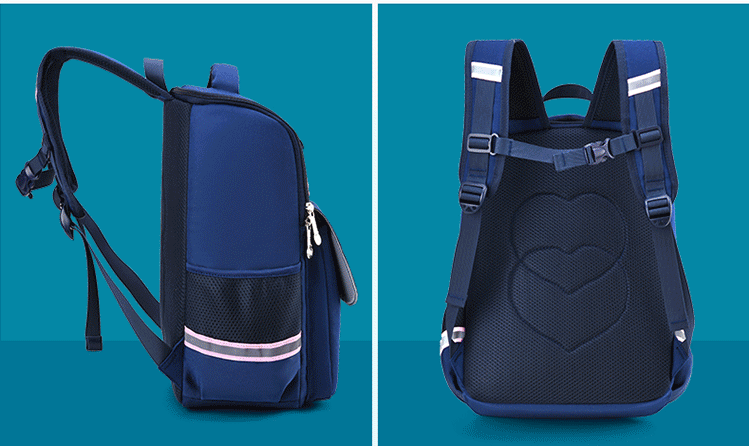 Navy Blue Blue of Kids Schoolbag Stackel pour l'&eacute;cole