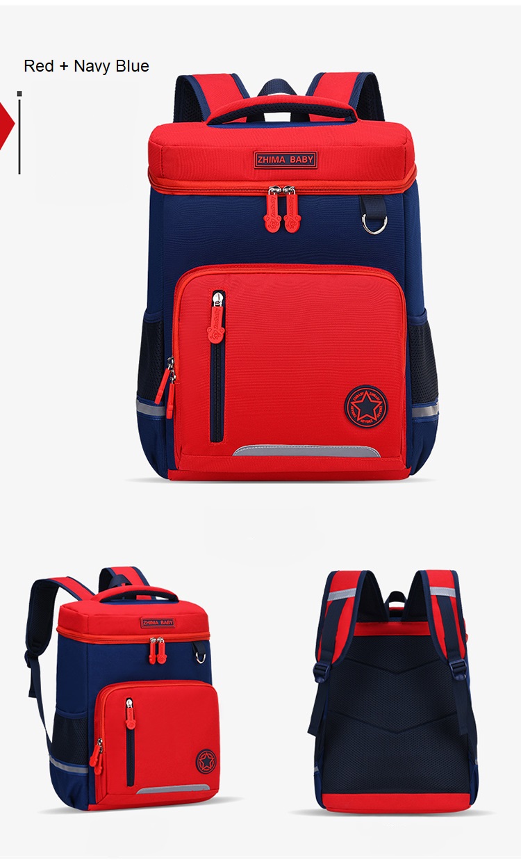 Couleur rouge de nouveau sac &agrave; dos &agrave; l'&eacute;cole pour enfants