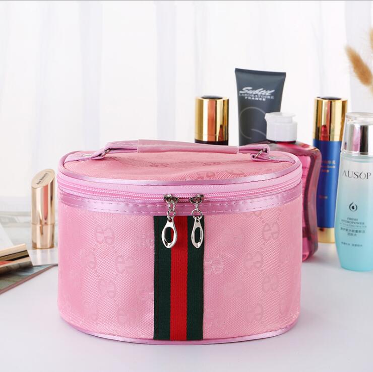 Trousse de toilette portable en PU pour femme