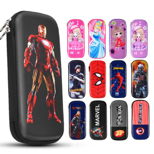 Boîte de stylo de dessin animé 3D EVA personnalisée pour étudiant