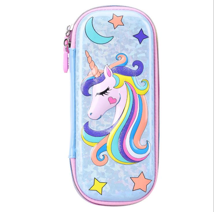 Belle trousse à crayons EVA 3D Cartoon pour enfants