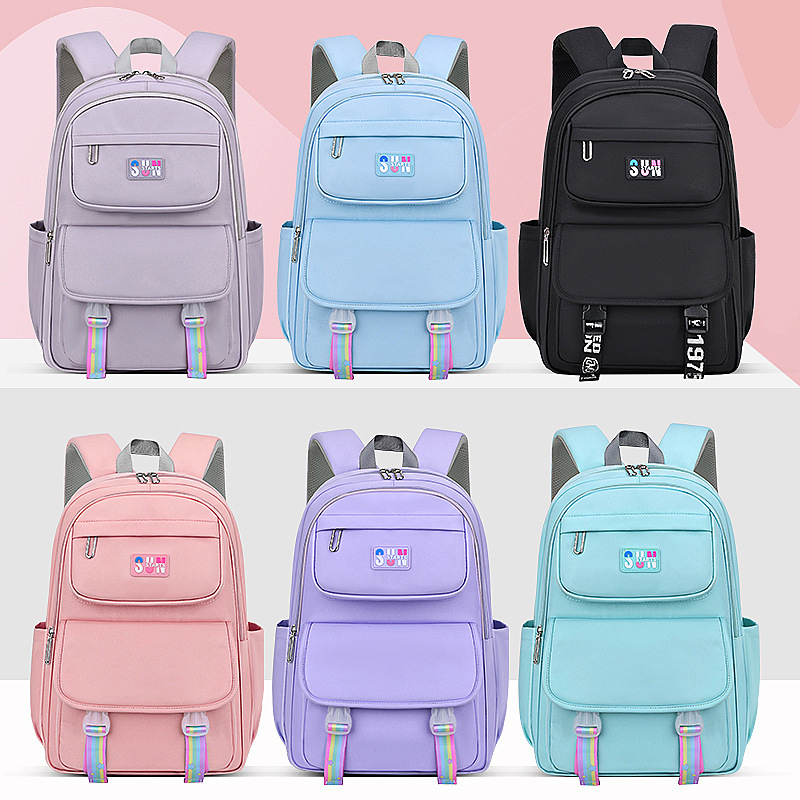 Quatre couleurs de sac &agrave; dos de loisirs pour le sac scolaire des filles pour le coll&egrave;ge