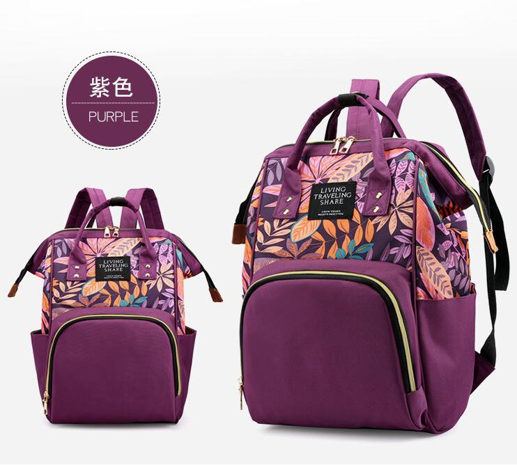 Couleur pourpre Baby Nappy Sac