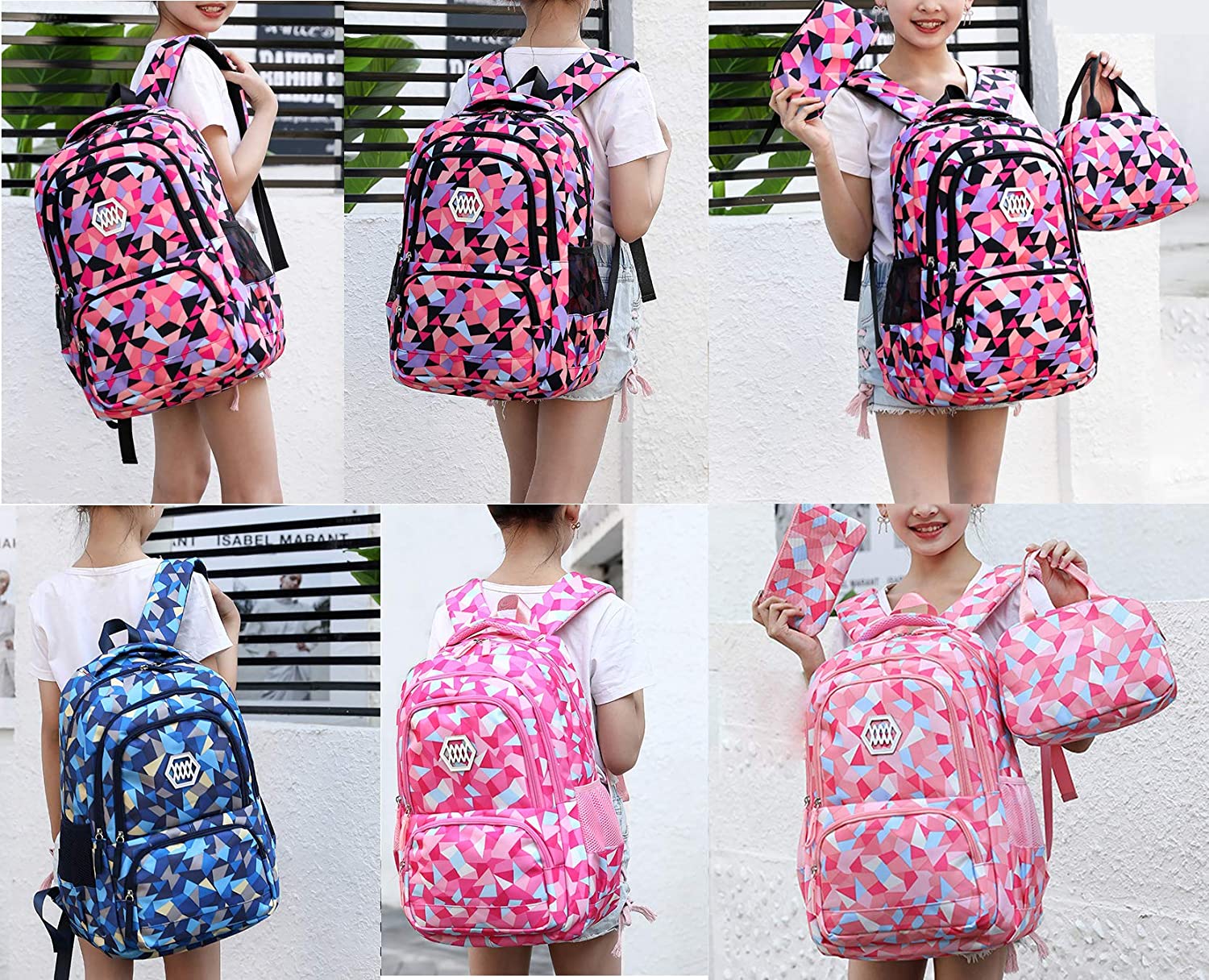 Mod&egrave;le Show of School Sackpack Set