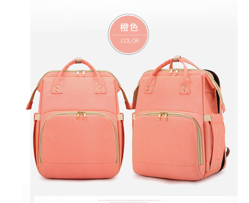 sac &agrave; dos de sac &agrave; couches orange