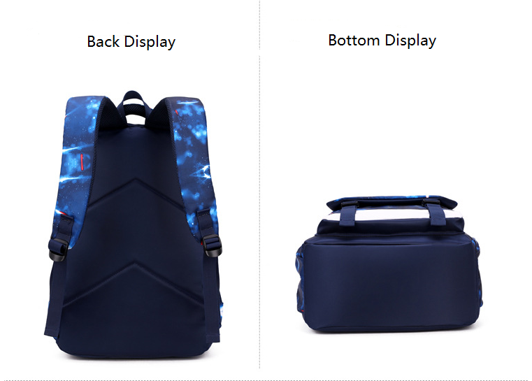 Ensemble de back of schoolbag