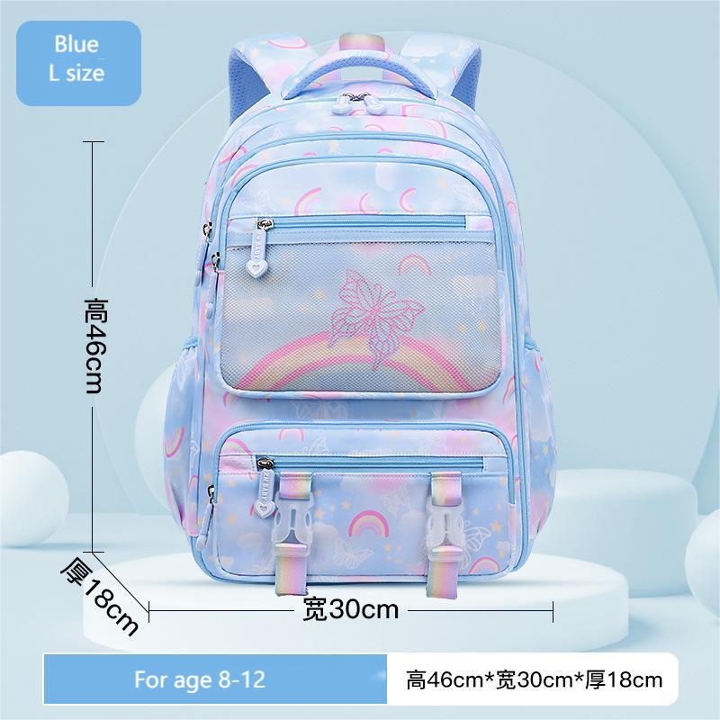 Sac à sacs d'école pour enfants pour filles sac à carbage d'étudiants pour filles sac à carbage