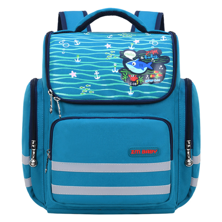 Sac &agrave; l'&eacute;cole imperm&eacute;able pour enfants Couleur bleue