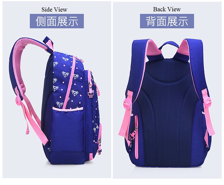 Sac de livre violet pour le coll&egrave;ge