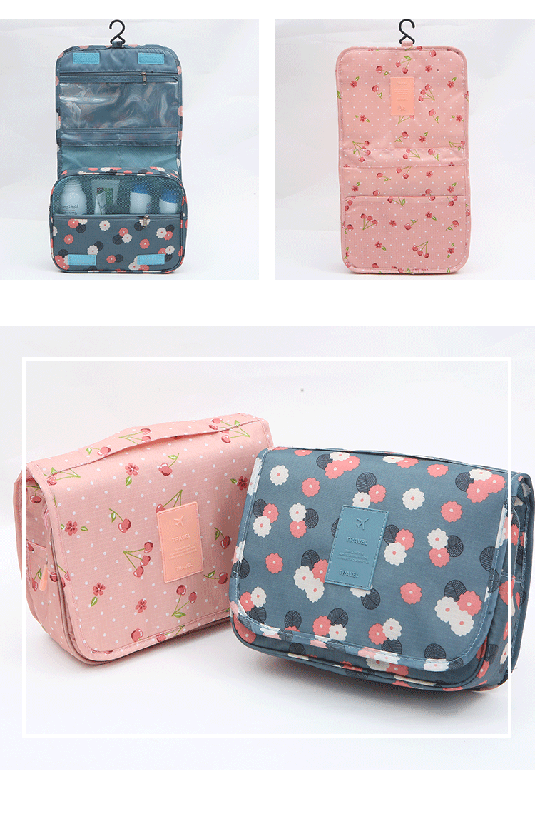 Wholesale sac de maquillage sac cosm&eacute;tique avec crochet suspendu