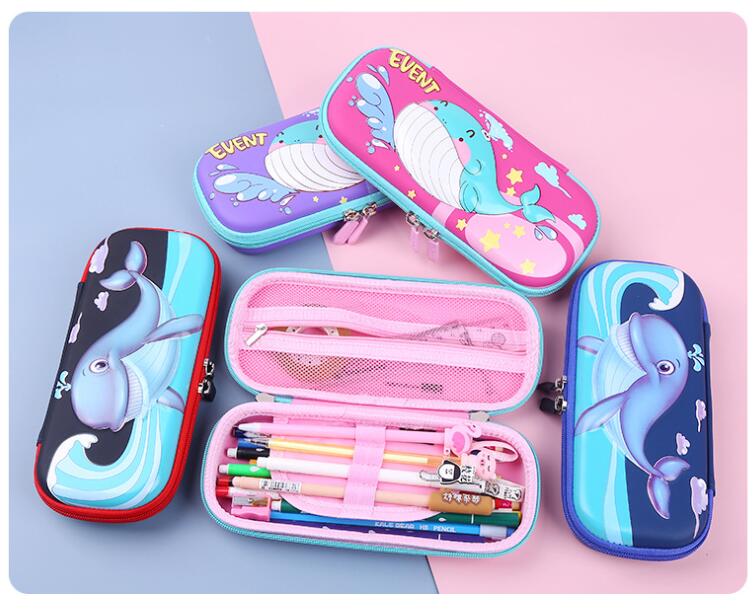 Belle trousse à crayons EVA 3D Cartoon pour enfants