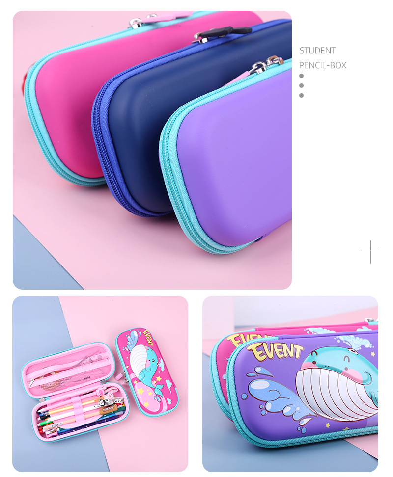 &Eacute;tui de crayon de dessin anim&eacute; 3D &eacute;tudiant