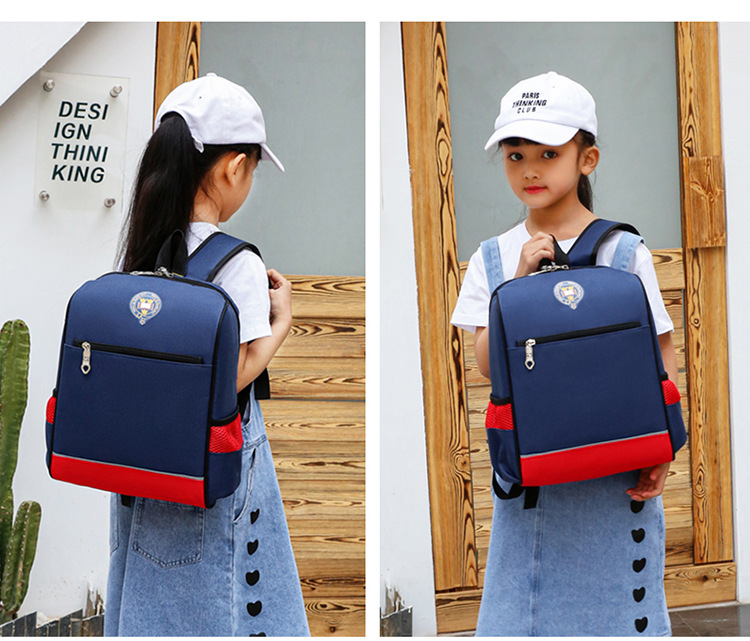 Mod&egrave;le Show of Custom Logo Kids School Sac3