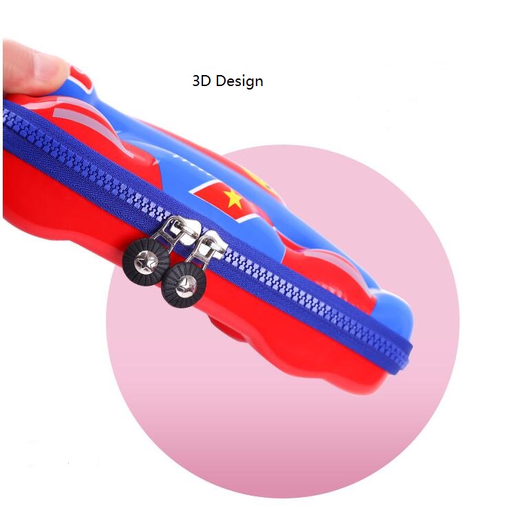 Bo&icirc;te de papeterie &eacute;tudiante 3D pour gar&ccedil;ons