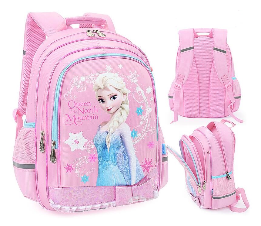 Rose Disney Sac d'&eacute;cole gel&eacute;e Sac &agrave; dos pour filles