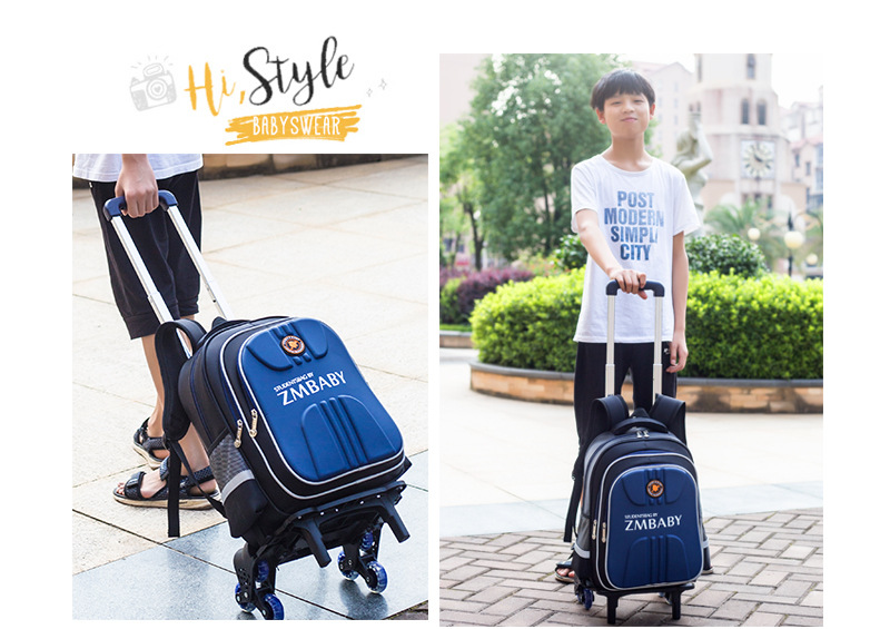 Mod&egrave;le Show of Study Wheeled School Sac 2