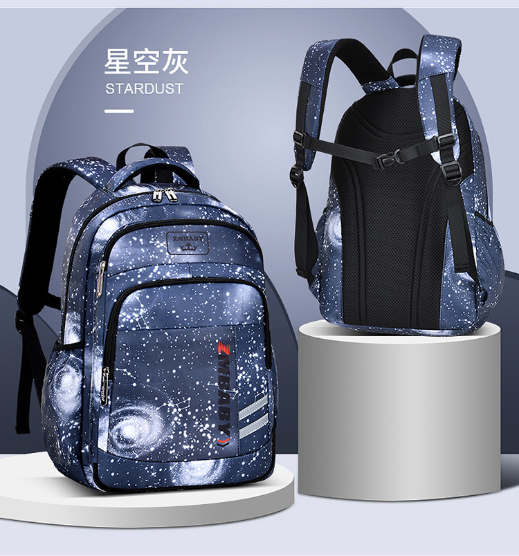 Gris Schoolbag Schoolbag Sackpack Factory Bagpack en gros