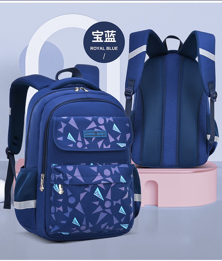 Couleur marine de New Sstyle Enfants Bag d'un sac &agrave; dos d'&eacute;cole pour &eacute;tudiant