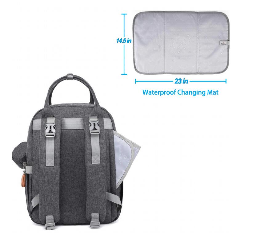 Sac &agrave; dos &agrave; couche avec tapis &agrave; changement