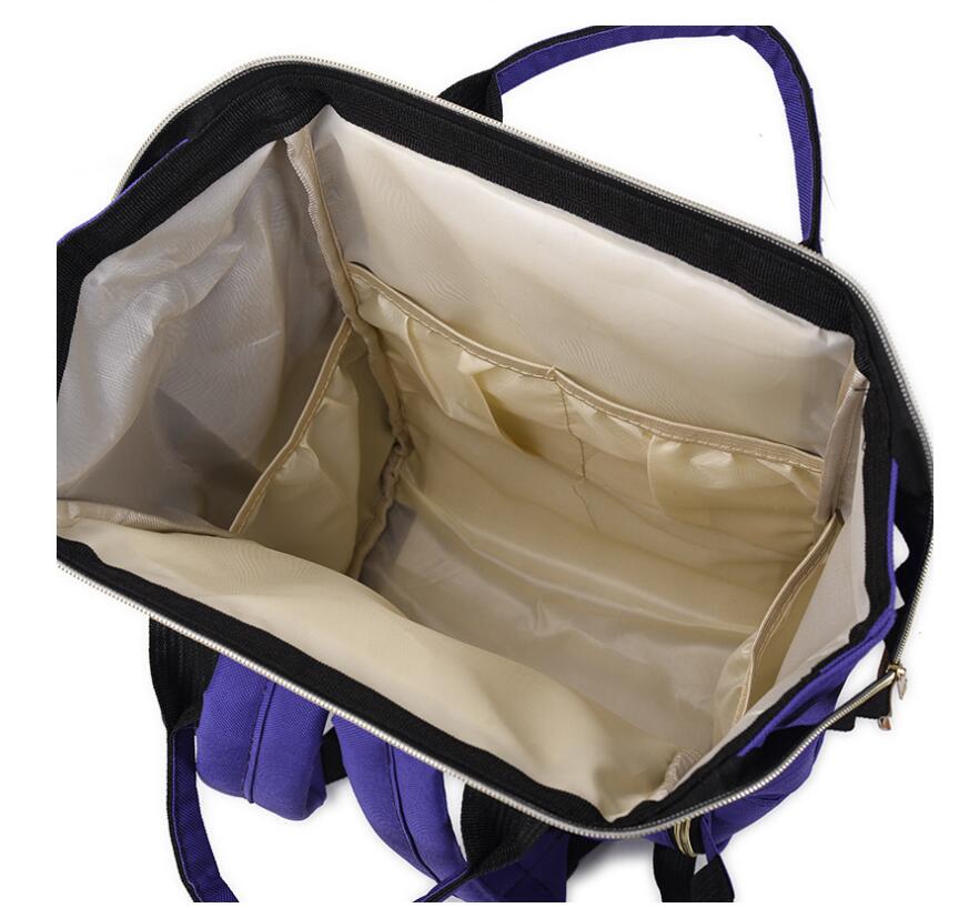 Structure int&eacute;rieure du sac &agrave; dos de maman