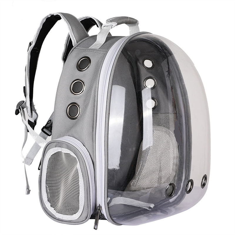 Breatte de chat d'espace pour chats porte-animal sac à dos pour Kitty petit chien transparent transparent pour voyager