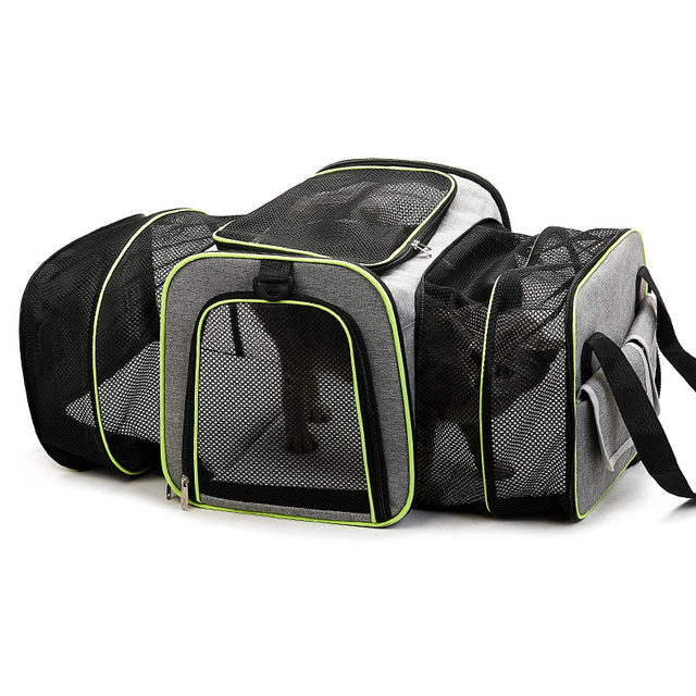 Sac de transporteur pour animaux de compagnie extensible imperméable pour un chien de voyage pour chats de voyage Pet de portage Cage d'animaux