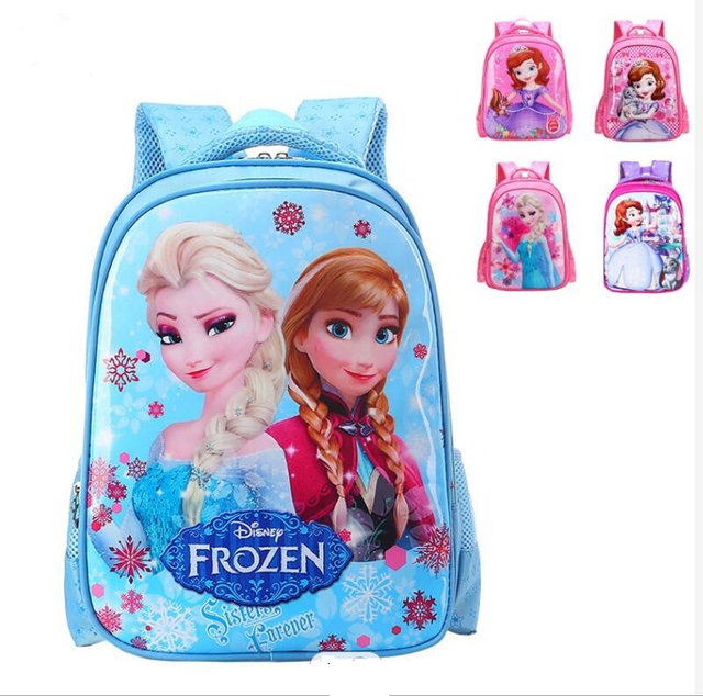 Sac à dos de sac d'école de dessin animé 3D pour enfants pour Kidergarden