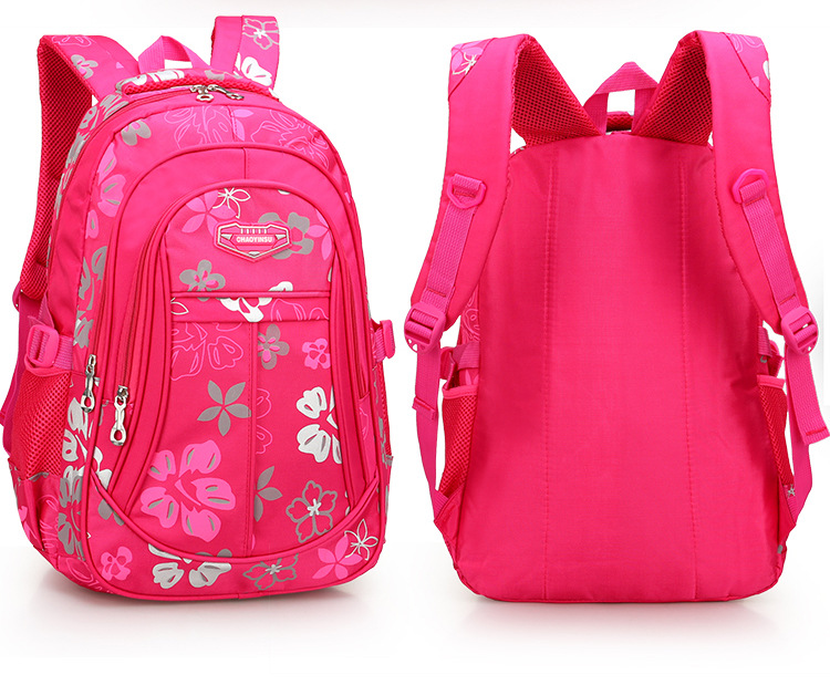 Rose Color Filles Bookbag