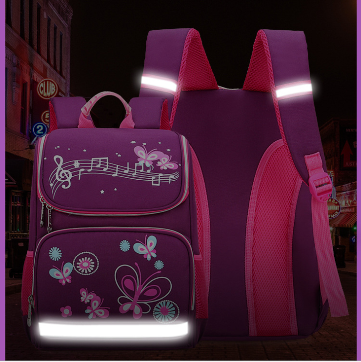 Bande r&eacute;fl&eacute;chissante de sac de carnet d'&eacute;coliers pour enfants pour l'&eacute;tudiant primaire