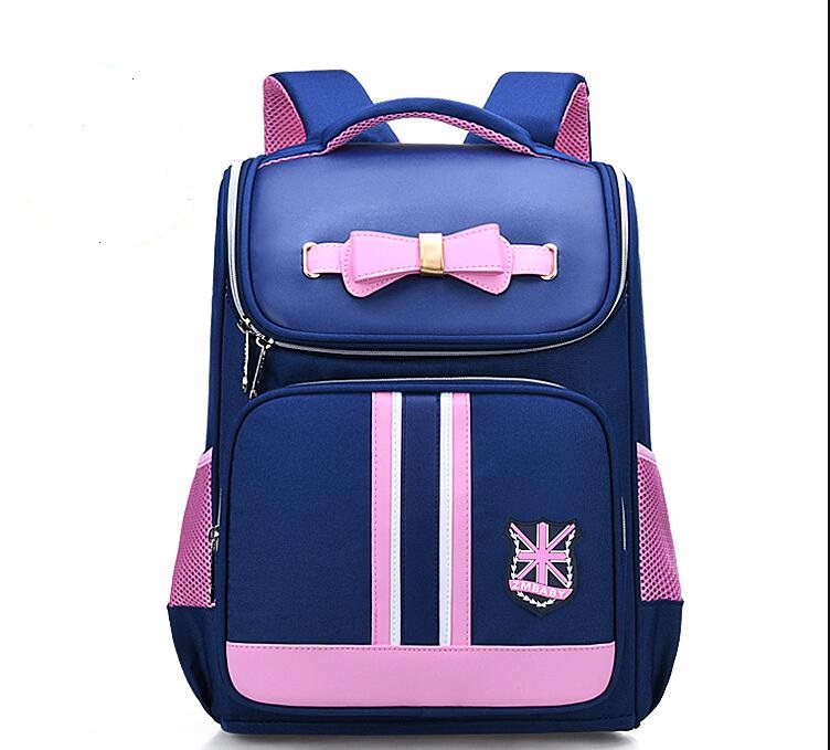 Couleur bleue du sac de livre de filles de mode