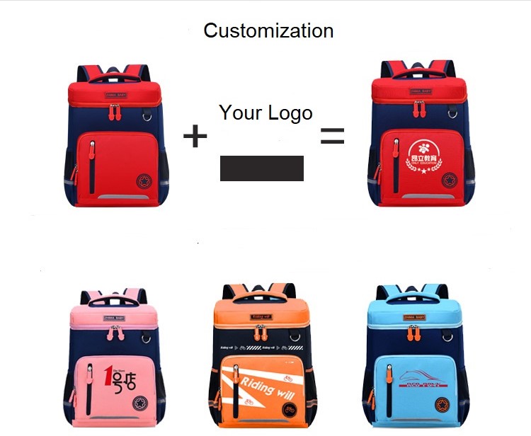 Personnaliser le sac de sac &agrave; dos d'&eacute;cole de style neuf pour les enfants