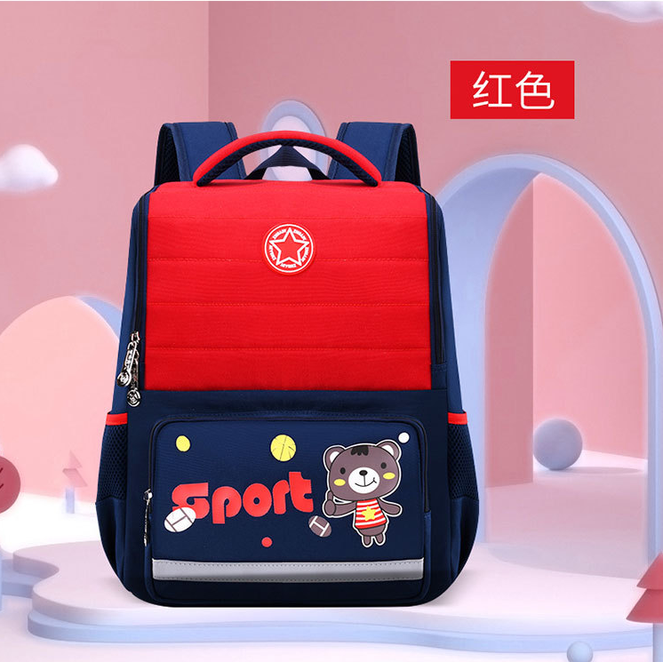 sac &agrave; dos d'&eacute;cole rouge l&eacute;gers pour les enfants filles