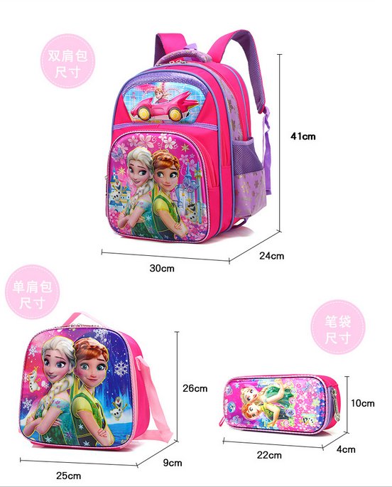 Ensembles de sacs d'&eacute;cole de trolley 3D