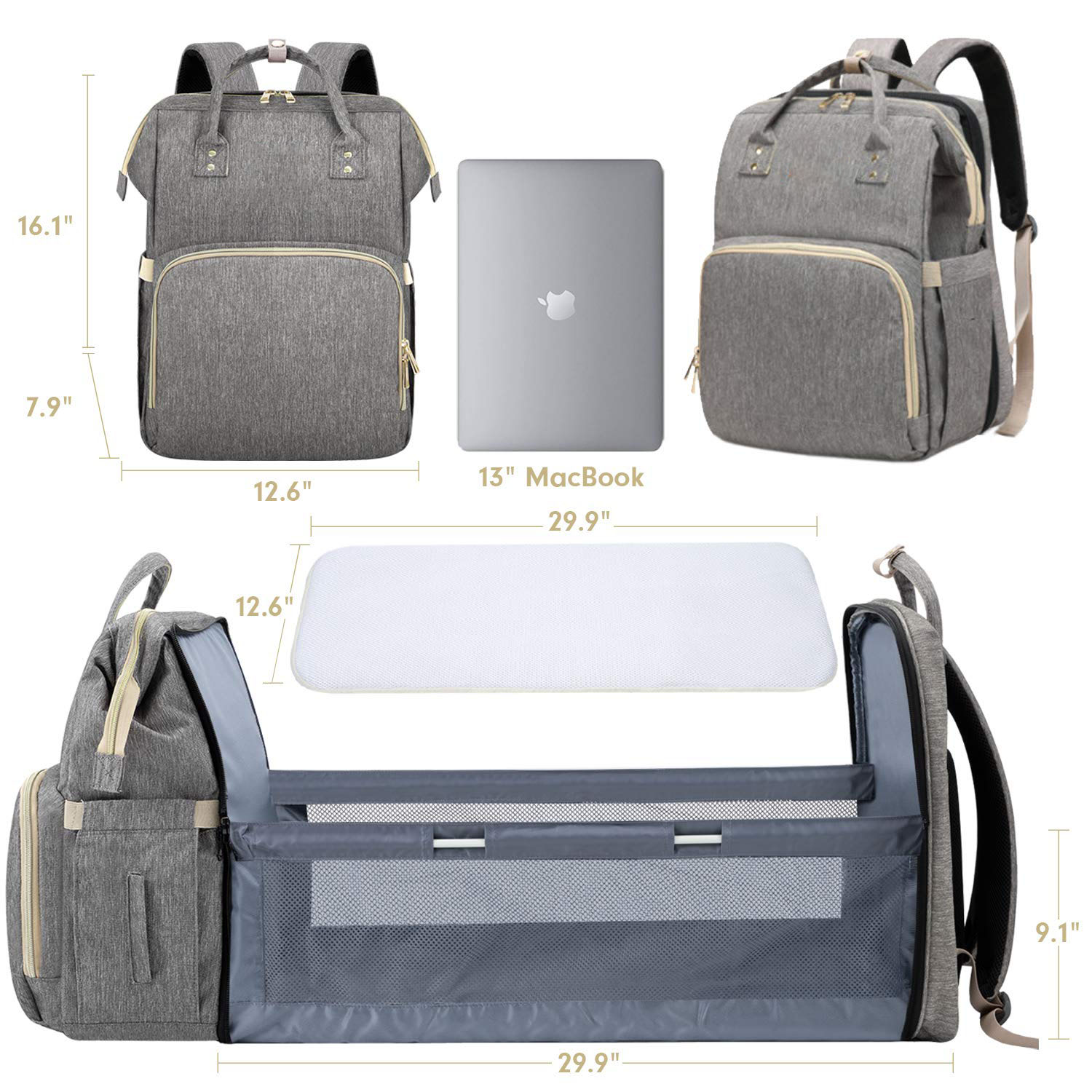 Sac &agrave; dos pour berceau b&eacute;b&eacute;