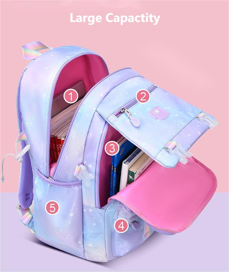 Sac à dos de sac école imperméable de nouveau style pour un sac d'études pour filles pour les adolescents
