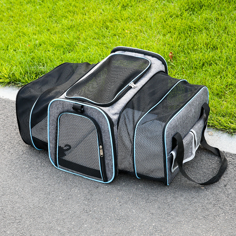 Sac de transporteur pour animaux de compagnie portable en gros extensible pour un chien de voyage pour animaux de compagnie