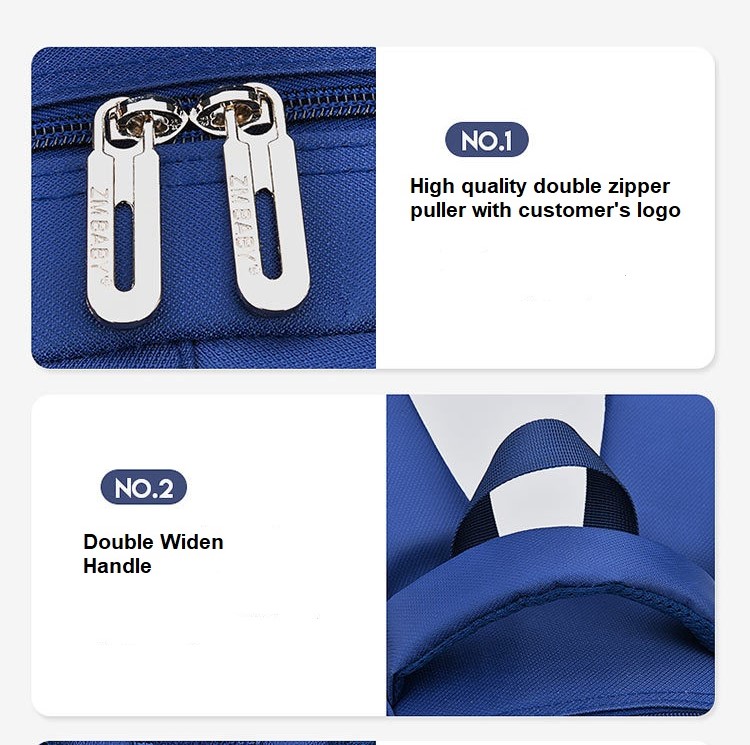 Double fermeture &eacute;clair du fabricant de sacs &agrave; dos Bagpack d'&eacute;tudiants personnalis&eacute;s pour adolescent