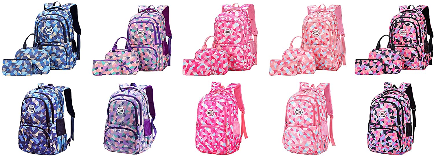 Couleurs de l'ensemble de sacs &agrave; dos scolaire