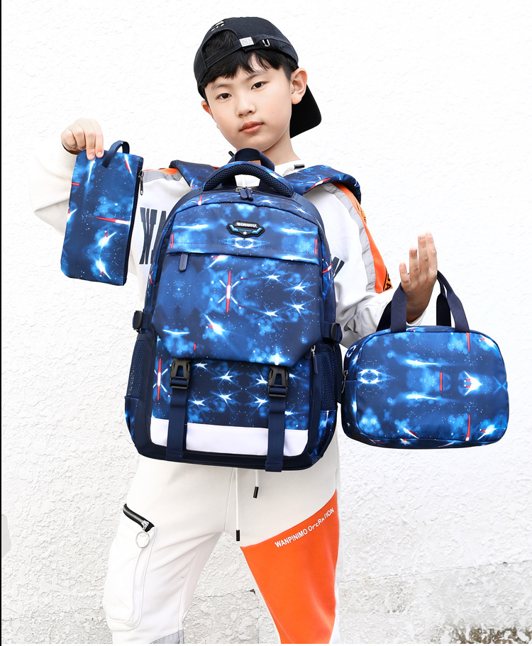 Mod&egrave;le Show of Schoolbag Set