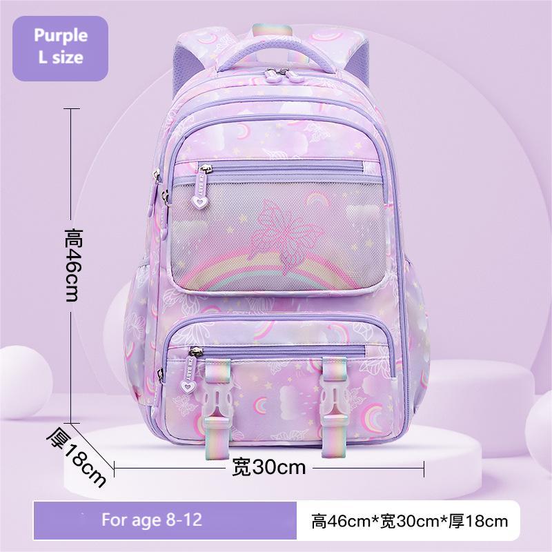 Sac à sacs d'école pour enfants pour filles sac à carbage d'étudiants pour filles sac à carbage
