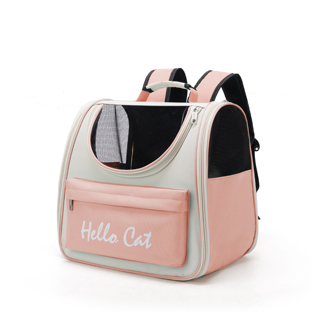 Sac à dos de porte-chat pour chats de compagnie de compagnie pour animaux de compagnie de voyage Cage d'animaux de compagnie