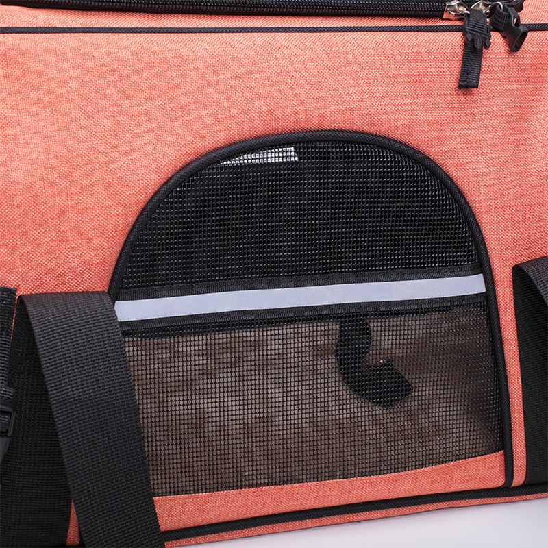 Sac de transport pour animaux de compagnie Portable à côtés souples approuvé par la compagnie aérienne sac à bandoulière sac de transport pour chien chat