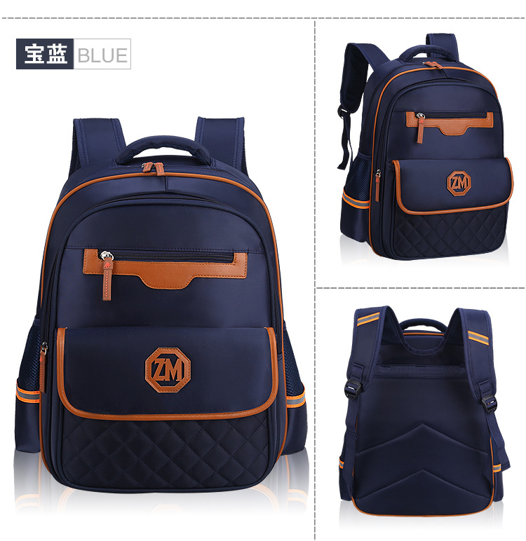 Navy Blue of Enfants Sac &agrave; dos pour School New Design Book Sac