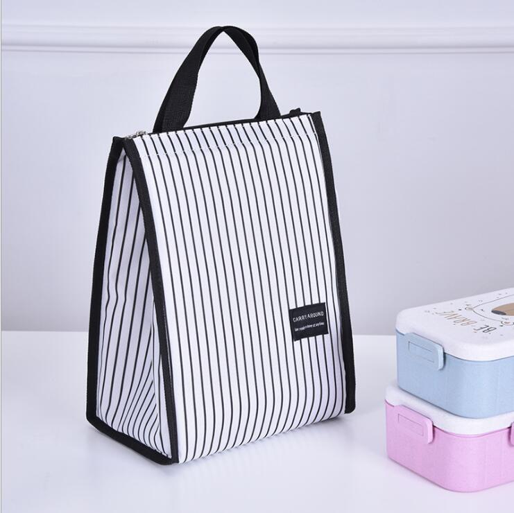 Sac fourre-tout à déjeuner à isolation thermique de style fermeture à glissière en polyester OEM