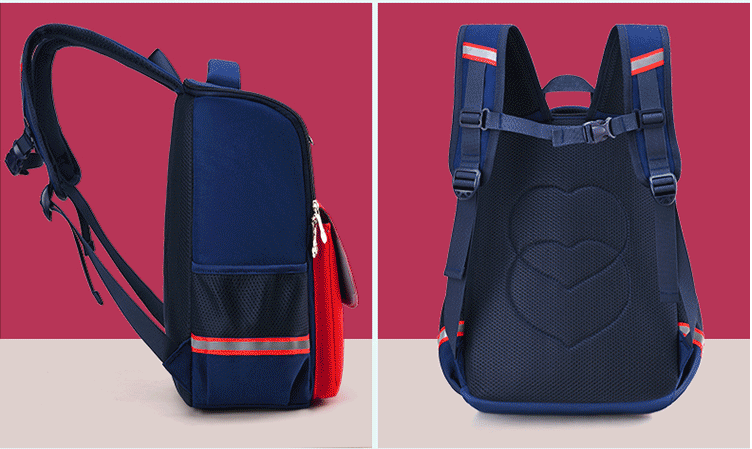 Couleur rouge de la sacoche d'&eacute;cole pour enfants pour l'&eacute;cole