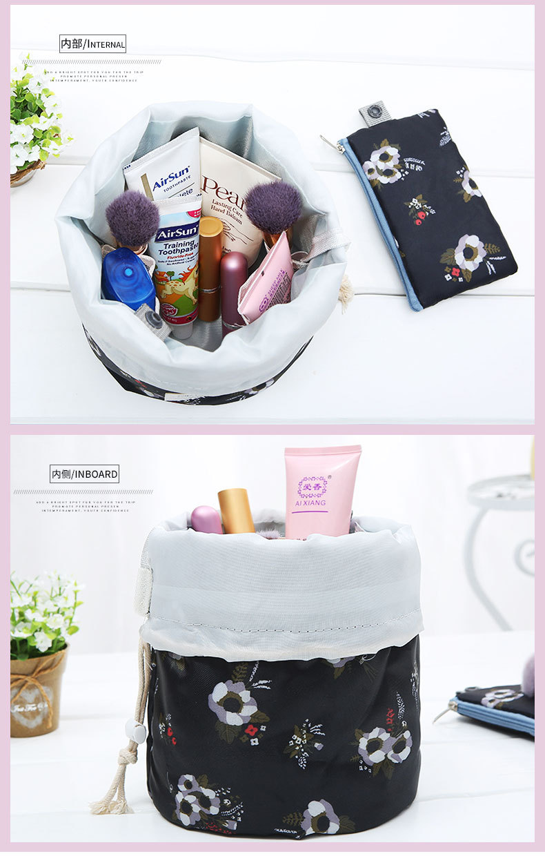 D&eacute;tails de Sac de rangement de toilette de Travel Cordstring-2