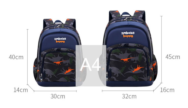 Taille des sacs &agrave; dos pour enfants de mode pour l'&eacute;cole